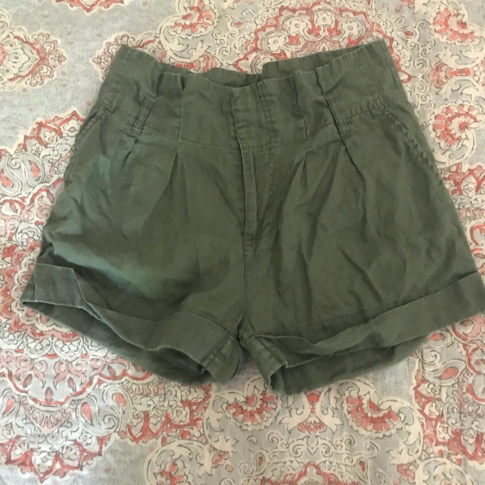 Paper-bag Waist Shorts